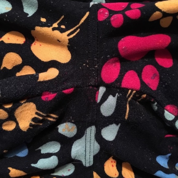 LLR OS splash pawprint Leggings - Picture 3 of 3